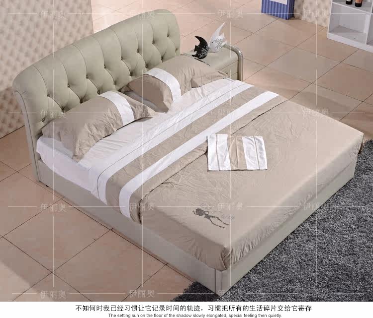 кожаная кровать Yi Liao 1.8 D13 кожаная кровать Yi Liao 1.8 D13